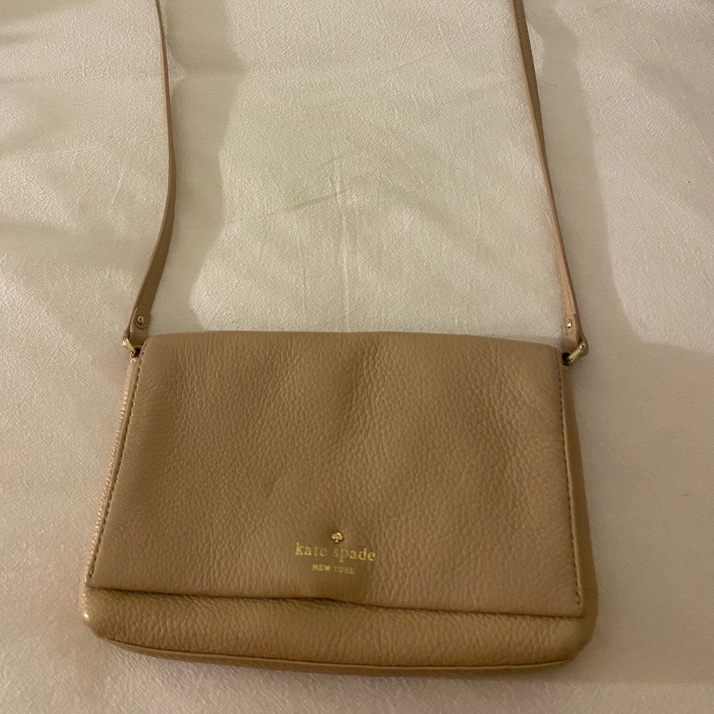 Kate Spade nude satchel